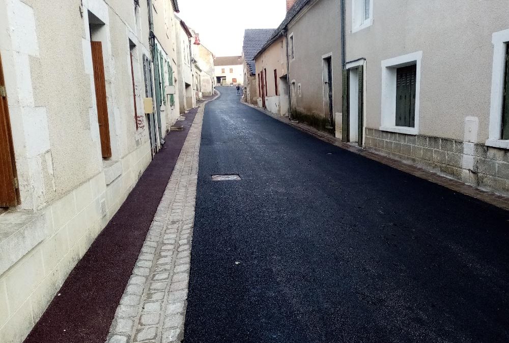 Réfection de la rue des Ponts à Arquian